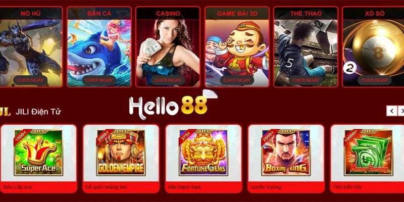 Tìm hiểu về kho game cược cực chất của Helo88